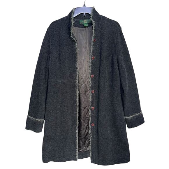 Orvis Wool Coat Knit Vintage Lined Jacket Lambswool - Picture 9 of 12